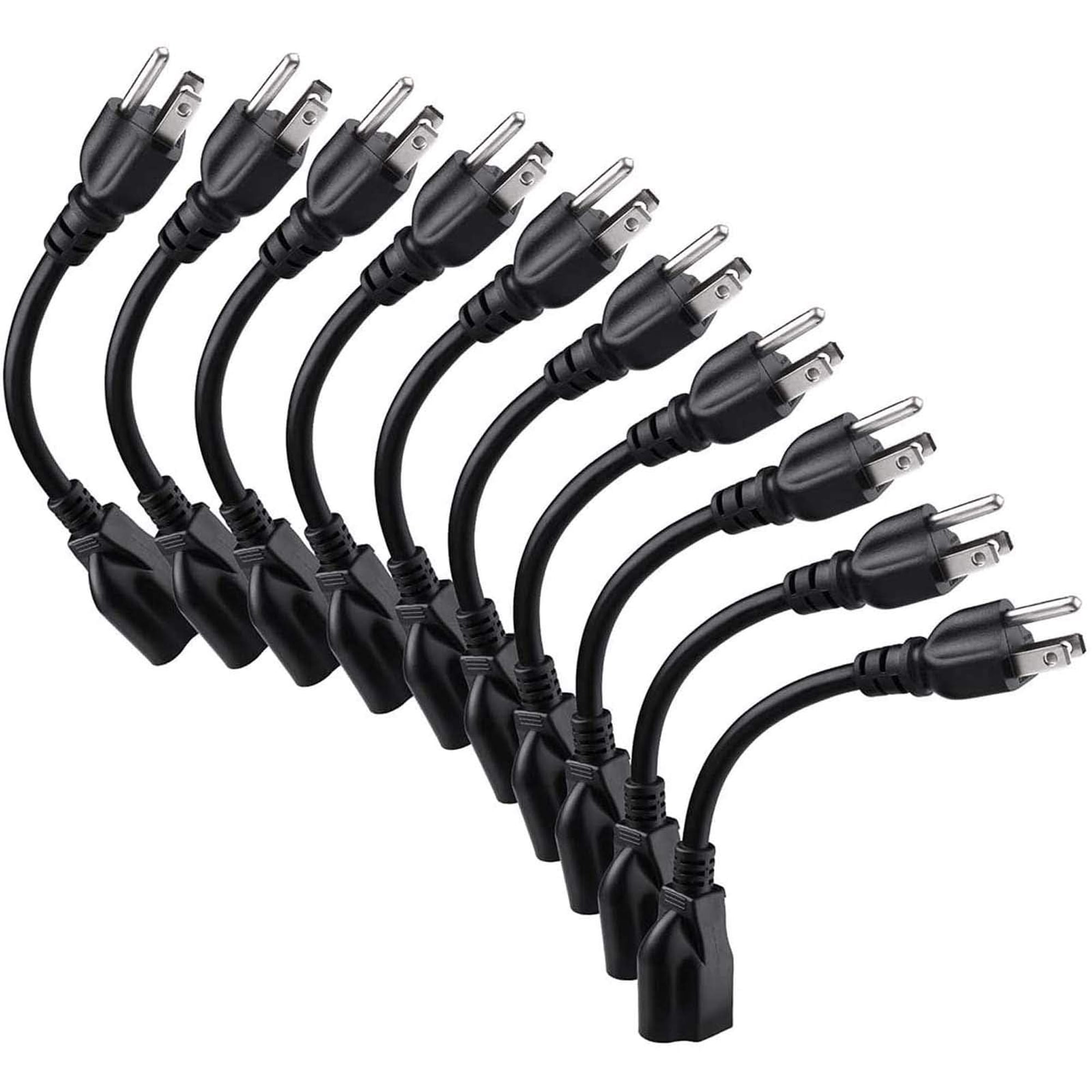 Cable De Extensión De Alimentación Miady Outlet Saver 16 Awg/13 A De 3 Clavijas