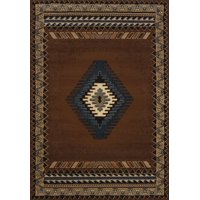 Alfombra United Weavers Of America Tucson Manhattan Marrón 55X90 Cm