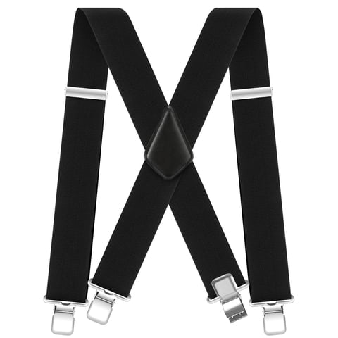 Tirantes Ultrashang Classic Heavy-Duty Para Hombre De 5 Pies Y 11 Pulgadas A 3Xl