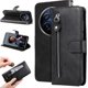 thumbnail image 1 of Funda con Cremallera para Realme 13 Pro 5G, Carcasa Cartera de Cuero PU con Soporte y Tarjetero, 1 of 6