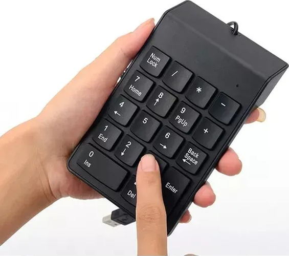 Genérico - Teclado Numérico Usb Notebook Alámbrico Fácil De Usar
