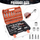 thumbnail image 3 of Juego Caja Set Dados Cromo Vanadium Profesionales 108 Piezas Naranja, 3 of 3
