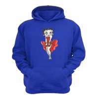 Genérico - Polerón Canguro Betty Boop Azul Talla M Unisex