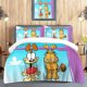 thumbnail image 2 of Garfield Duvet Cover Set Children Gift Cute Cartoon Quilt Polyester 3-Piece Soft Breathable Breathable Comforter Bedding, 2 of 5