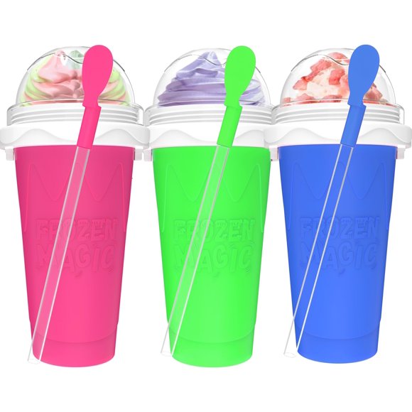 Set de 3 vasos de 21 cm para granizados DIY Firjuty