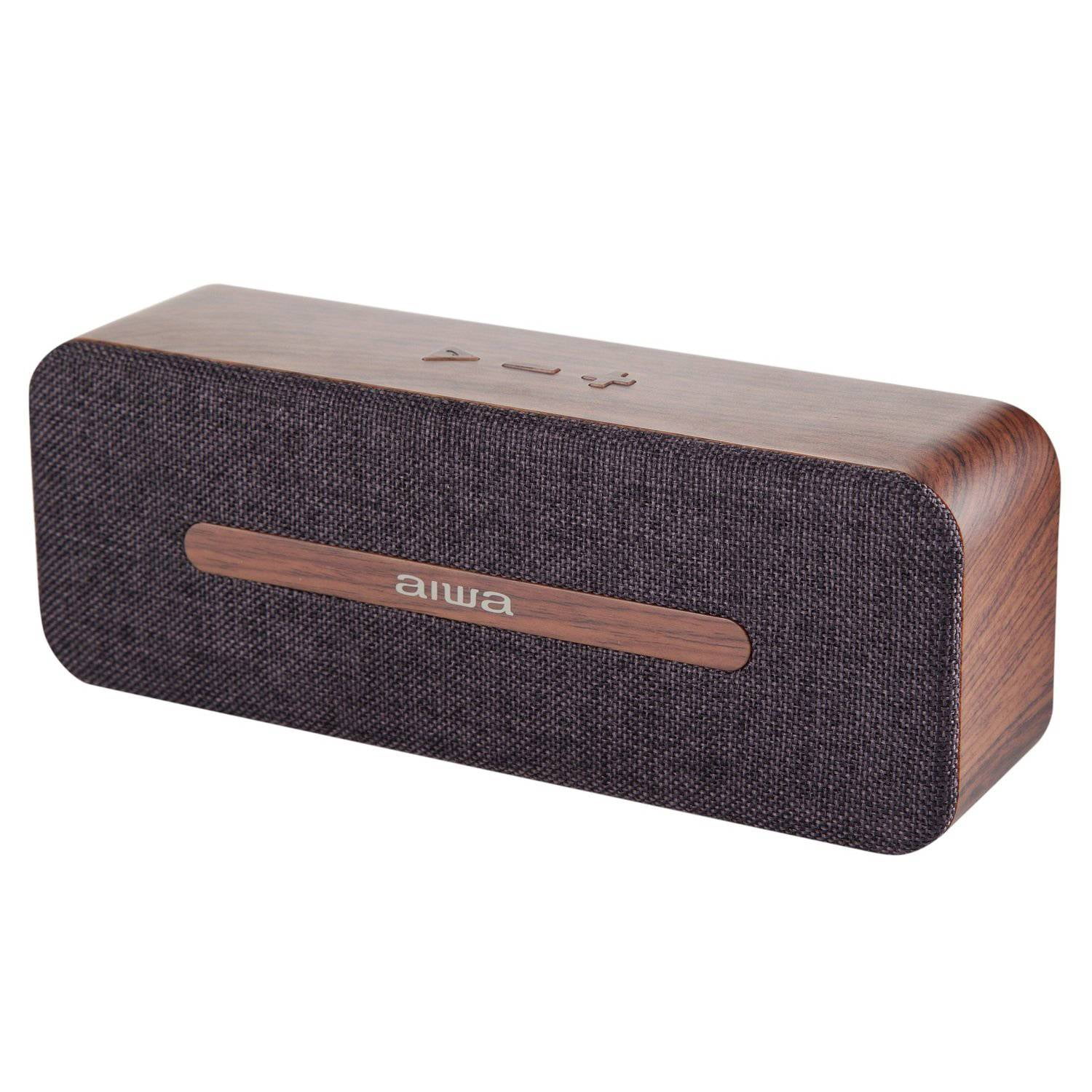 Aiwa - Parlante Bluetooth Portátil Madera Awp-70bt