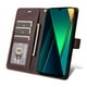 thumbnail image 3 of FOXDOCK Funda tipo Cartera para Xiaomi POCO M7 – Cubierta de Cuero PU con Múltiples Ranuras, Bolsillo para Efectivo y Correa de Muñeca, 3 of 6