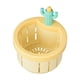 thumbnail image 3 of Colador De Fregadero Lindo Cactus Antiobstrucción Reemplazo Resistente Fácil De Limpiar Amarillo, 3 of 5