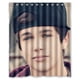 thumbnail image 1 of Cortina de ducha Austin Mahone "What Love", juego de cortinas de baño con ganchos, tamaño 60 x 72 pulgadas, 1 of 3