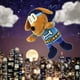 thumbnail image 2 of Peluche MerryMakers Dog Man Bark Knight 23 cm de Book, 2 of 2