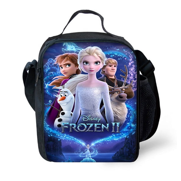 3 pcs set Frozen Princess Elsa Child School Backpack with Lunch Bags ,Pencil Bags ,Cartoon School Bags for Boys Girls Best Gift