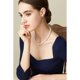 thumbnail image 3 of Collar choker de perlas de imitación BABEYOND, 3 of 3