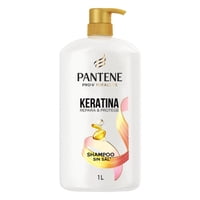 Shampoo Sin Sal Cabello Seco Keratina Con Pro Vitamina B5 1L 1 L Pantene