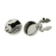 thumbnail image 2 of Gemelos pulidos para hombres, cubiertas de para puños, camisas, , boda, Formal, de negocios, Metal clásico, 2 , Plata, 2 of 5