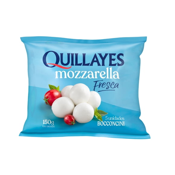 Queso Mozzarella Fresca Bocconcini Bolsa, 150 ml