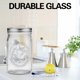 thumbnail image 4 of Mason Jars Eleganttime, boca ancha, 946 ml, con tapas y correas, 12 unidades, 4 of 7