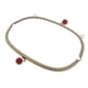thumbnail image 4 of 24.5cm metal arco marco beso broche cerradura cabeza diy monedero bolso rojo, 4 of 5