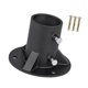 thumbnail image 3 of Brida De Piso Para Poste De Cerca De Eslabones De Cadena Para Montaje En Poste De Buzón Soportes Para Postes De Madera Diámetro Interior 65 Mm, 3 of 5