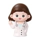 thumbnail image 1 of Doctor Statue Ángel en figura blanca, escultura de resina de topper en forma de muñeca para la fiesta de cumpleaños de la boda del festival escritorio Doctora, 1 of 5