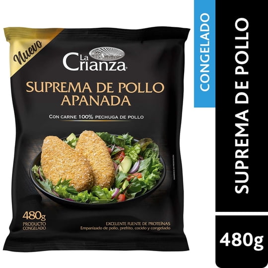 Suprema De Pollo Apanada 480 g La Crianza