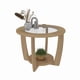 thumbnail image 2 of Mesa Centro Curve Beige/Natural, 2 of 2