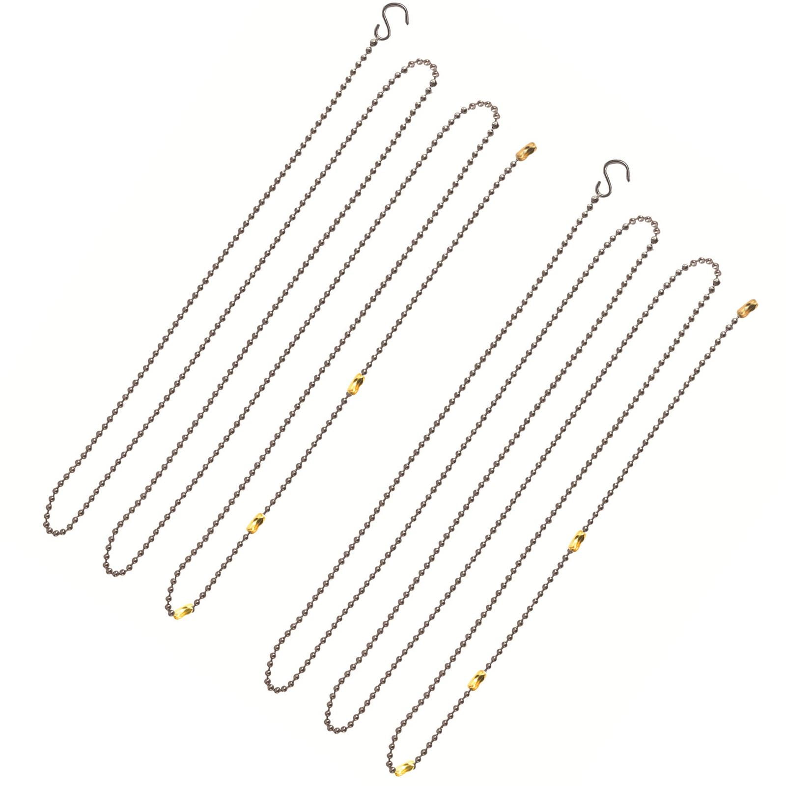 Magideal - Cadena De Medición De Red De Voleibol De 2,5 M De Longitud, Herramienta De Medición, Cadena De Altura De Red De Voleibol Para Fitness, Competiciones,