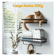 thumbnail image 2 of Juego De 2 Repisas Belug  Estantes Flotantes De Pared Con Toallero negro, 2 of 5