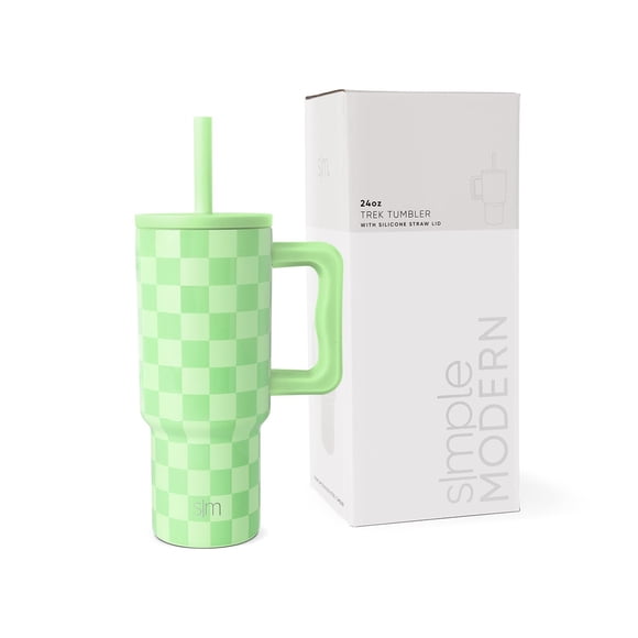 Vaso Simple Modern Kids Trek Lime Checkmate 700 ml