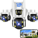 thumbnail image 1 of 2nlf® Cámara de Seguridad Exterior Ip Wifi 360 Triple Lente, 1 of 3