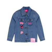 Barbie Girls Borded Jean Jacke Outerwear Para Niños Bl