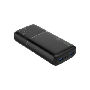 Dusted - Bateria Externa De Carga Rápida 20W 20.000 Mah Negra
