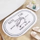 thumbnail image 2 of 1pc Soft and Absorbent Modern Graphic Bathroom Rug - Cute Bath Mat for Bathroom Floor, 2 of 4