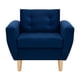 thumbnail image 1 of Sofa Bote 1c Felpa 05 Azul Marino, 1 of 6
