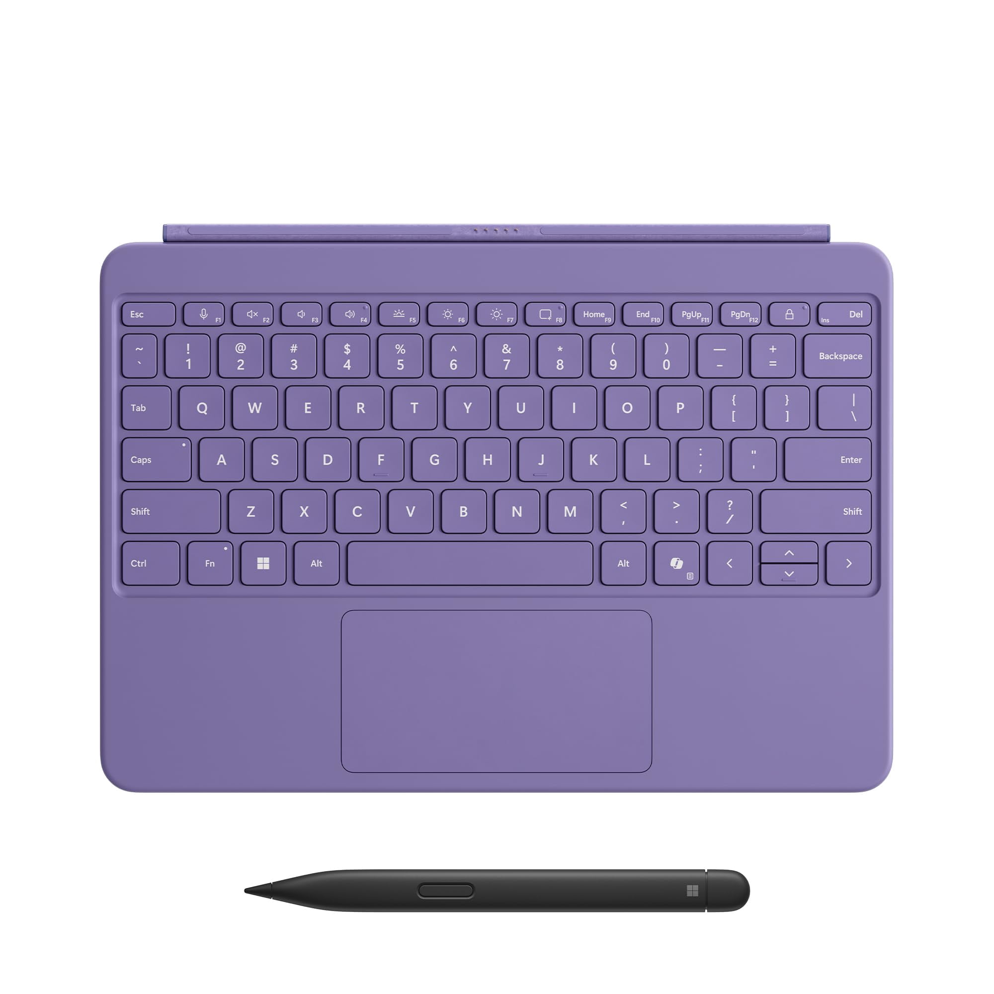 Paquete De Teclado Y Bolígrafo Delgado 2 Para Microsoft Surface Pro 12