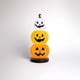 thumbnail image 2 of Decoración de Mesa Triple Calabaza de MDF 45 x 18 cm Halloween - Frank & Mortis, 2 of 4