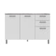 thumbnail image 2 of Mueble Cocina 2 Puertas Blanco - Gris, 2 of 3