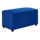 thumbnail image 2 of Banqueta Cali 2c Felpa 30 Azul Rey, 2 of 5