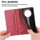 thumbnail image 5 of Funda tipo cartera con bloqueo RFID para Realme 14 Pro Con tapa abatible, portatarjetas, cierre magnético, TPU y soporte Rojo, 5 of 6