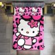 thumbnail image 3 of KuromiHello Kitty Duvet Cover Set 3 Piece Bedding Set Double Sided Printing Decorative Comforter Cover Set, 3 of 5