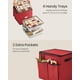 thumbnail image 3 of Caja de almacenamiento para adornos navideños SONGMICS, color rojo cereza URFB034R01, 3 of 6