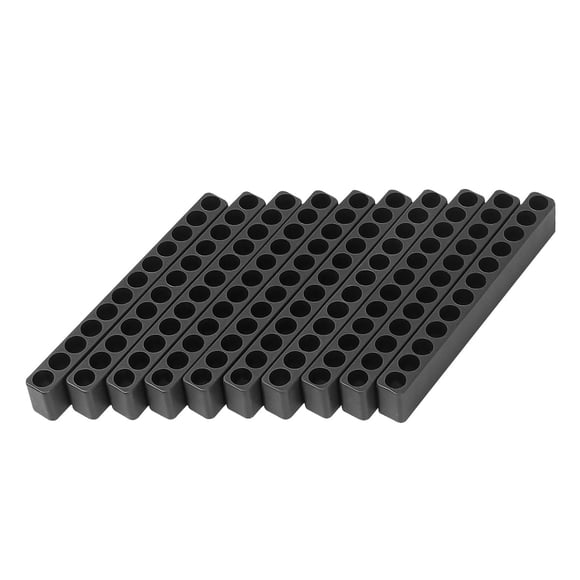 Soporte para puntas de destornillador Toolcool, 10 unidades, 12 agujeros, vástago hexagonal