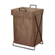 thumbnail image 2 of Cesta De Lavandería Plegable Bolsa De Lavandería Grande Para El Lavadero Del Hogar Dormitorio Con Tapa Marrón, 2 of 7