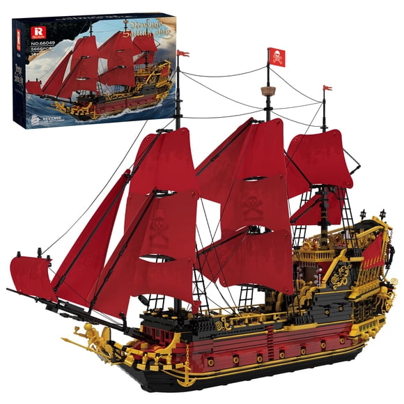 Set de Bloques de Construcción Reobrix Barco Pirata "Revenge" – 5666 Piezas