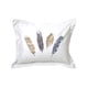 thumbnail image 1 of Funda De Almohada - - Plumas Grises, 1 of 2