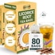 thumbnail image 1 of Té de raíz de regaliz LeafLea, 80 bolsitas, 100% natural, sin cafeína, 1 of 9