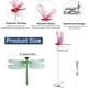 thumbnail image 3 of 9 clips libélula repelente insectos decoración libélulas falsas dispositivos ahuyentar pájaros, 3 of 8