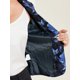 thumbnail image 5 of INSPIRE CHIC Blazer de regreso a clases para mujer, chaqueta de traje corta de verano para usar en el trabajo, azul oscuro-floral S, 5 of 6
