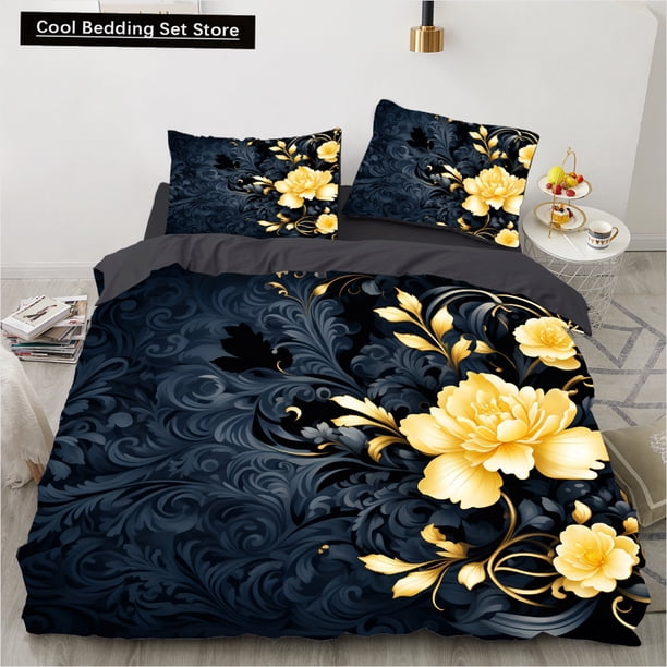 Luxury flower Bedding Set Cartoon Comforter Sets Double Twin Full Size Duvet Cover Set Kids Girls White Bed Linen Bed Sheets