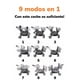 thumbnail image 3 of Coche Doble Duo Reclinable 6 Modos En 1 LuBabycas Gris, 3 of 8