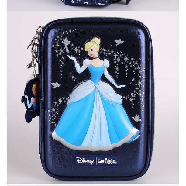 Disney The Little Mermaid Backpack Smiggle Children LunchBag 3-16 Years Old Wheel Schoolbag Children's Knapsack Trolleys Bag